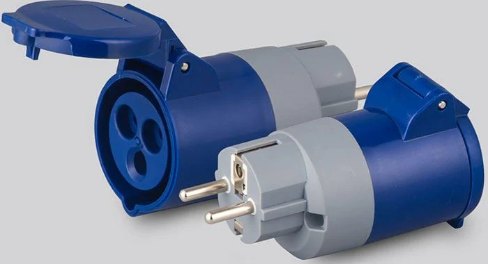 Adaptér 230V CZ na EURO CEE, 3kolík, krytí IP54