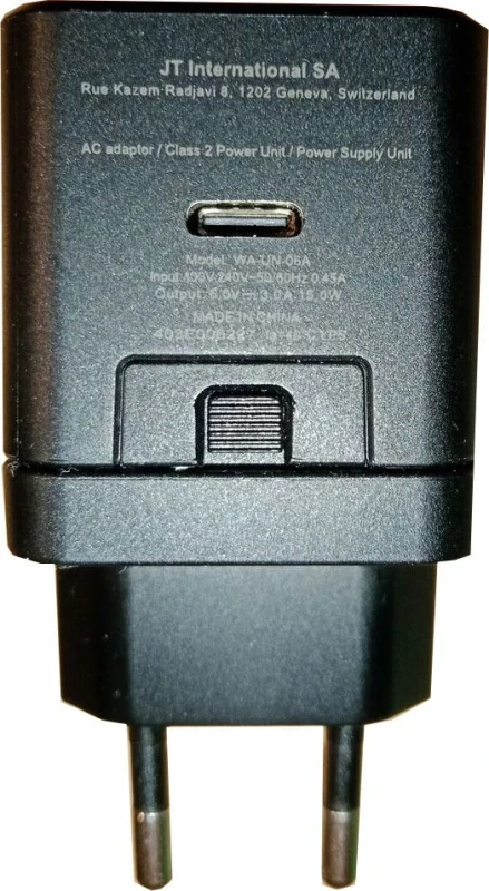 Nabíječka USB-C, JT International WA-UN-06A, 5V/3A,15W