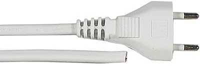 Flexo šňůra s volným koncem 2x0,5mm 5m bílá