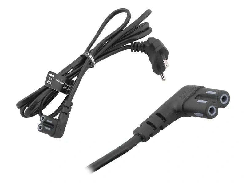 Úhlový napájecí kabel 1,5 m, ocel/zlatý, Samsung CE