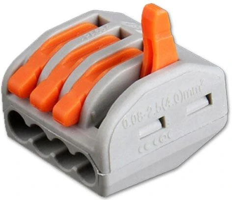 Rychlospojka bezšroubová PCT-214 pro kabely 0,08-2,5mm2