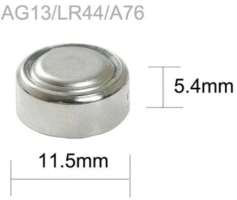 Baterie TINKO LR44 (AG13,357A,LR1154,GP357) alkalická