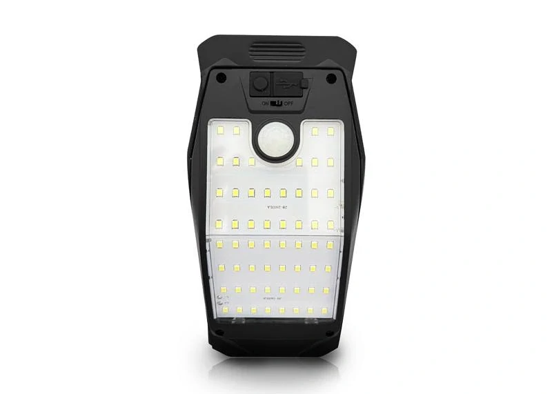 SOLÁRNÍ LAMPA LTC SMD 58 LED 10W 1000lm USB-C s klipem