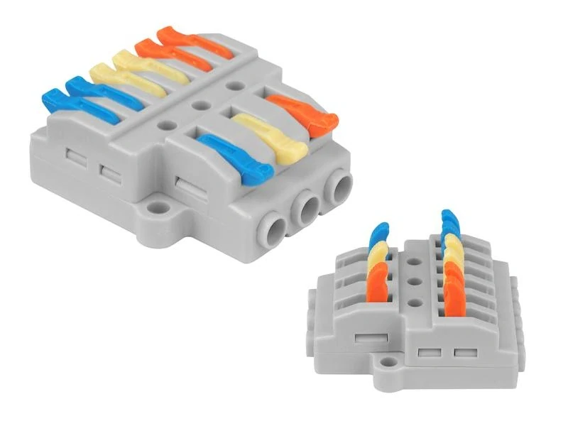 Automatický elektrický konektor od 3 do 6 vodičů, 32A, 250V