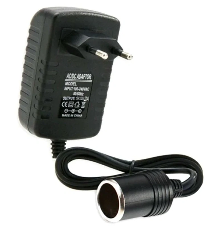 Adaptér 230V/ 12V/2A spínaný s autozdířkou