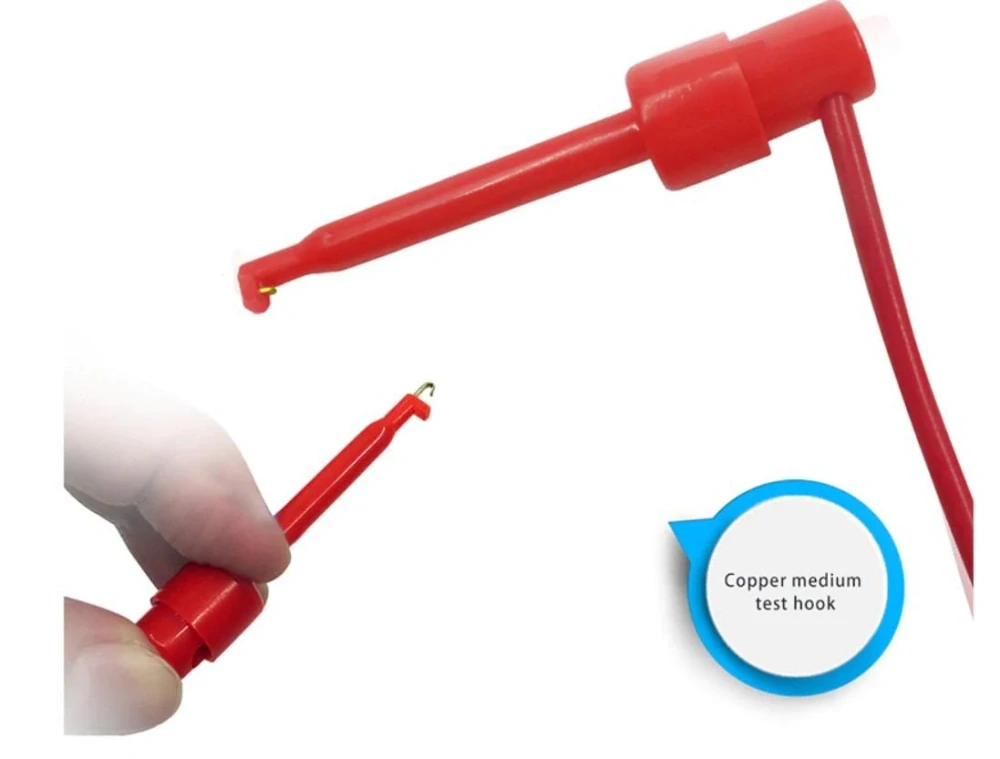 Měřící šňůry s háčky,pro multimetry, délka 100cm,průřez 0,35mm2