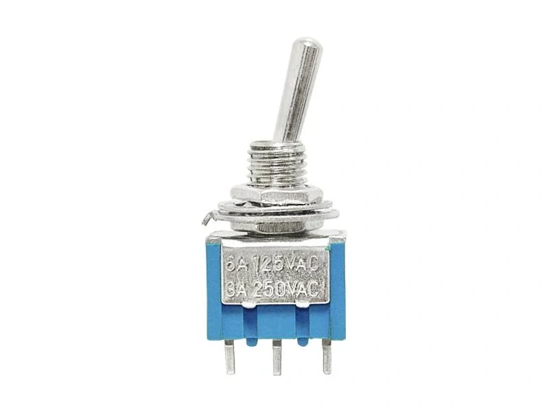 Přepínač pačkový MTS-102, ON-ON, 2pol. 250V/3A