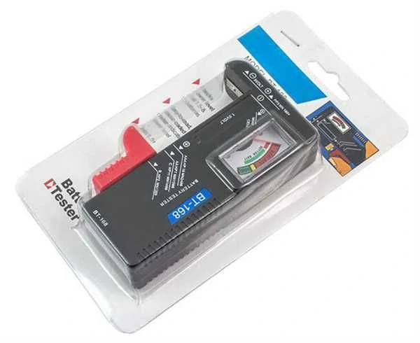 Tester baterií - BT-168, R3, R6, R20, R14, 9V