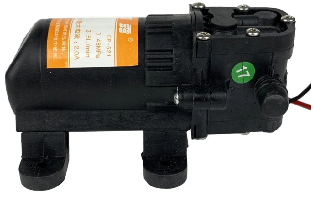 Čerpadlo GOOD PUMP-3 membránové samonasávací, 3,5l/min, 12V/2A
