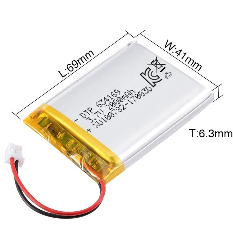 Akumulátor LiPo 3,7V/2000mAh 634169 /Nabíjecí baterie Li-Pol