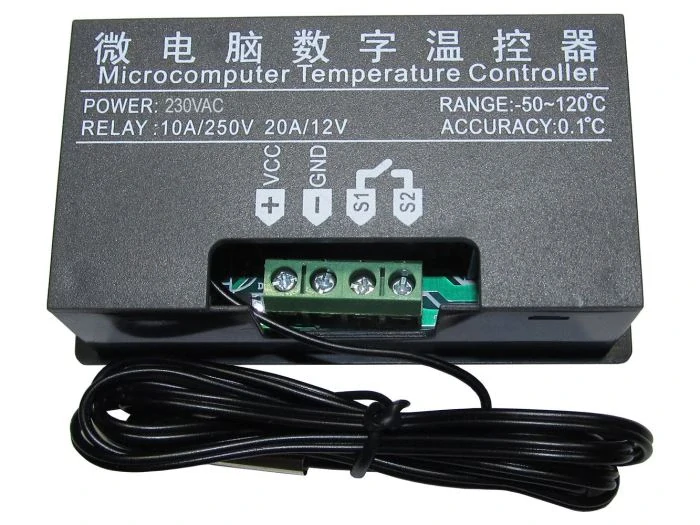 Digitální termostat W3230, -55 až 120°C, napájení 230VAC
