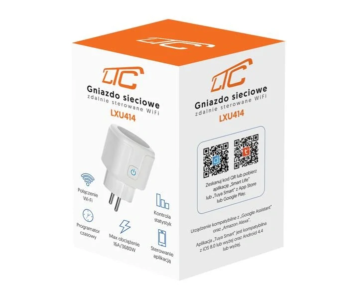 Chytrá WIFI zásuvka TUYA LTC U414