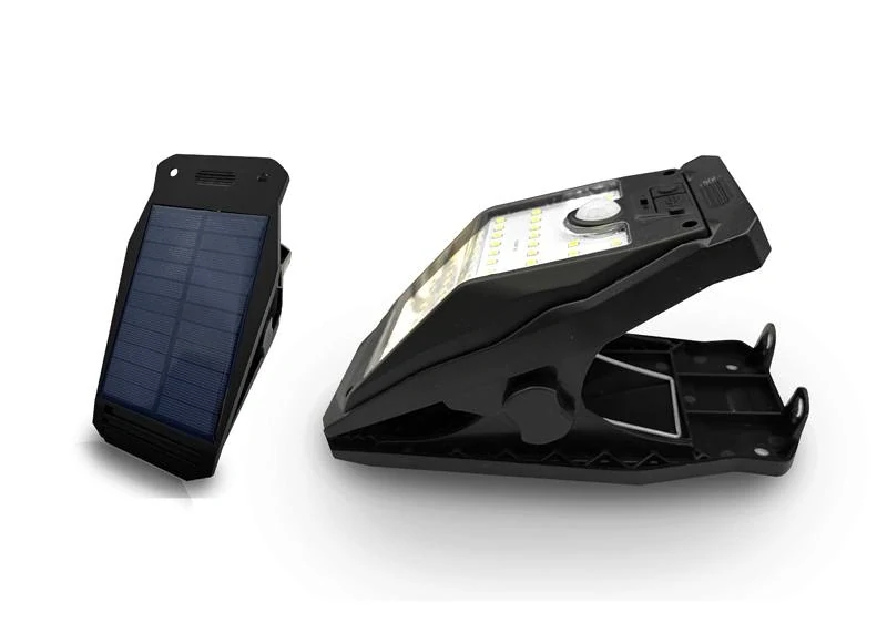 SOLÁRNÍ LAMPA LTC SMD 58 LED 10W 1000lm USB-C s klipem