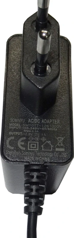 Napáječ, nabíječka Li-Ion 12,6V/1A SMY01T-1261000V, koncovka 5,5x2,5mm