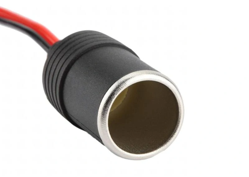 Adaptér do zásuvky zapalovače cigaret s krokosvorkou 12V 24V