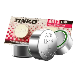Baterie TINKO LR44 (AG13,357A,LR1154,GP357) alkalická