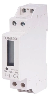 Elektroměr DDM30SC 1 fázový na DIN lištu