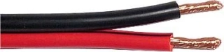 Dvojlinka 2x1,5mm2 CU,16AWG červeno-černá, /CYH 2x1,5mm/