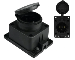 Jedna venkovní zásuvka (IP44) 16A 250V
