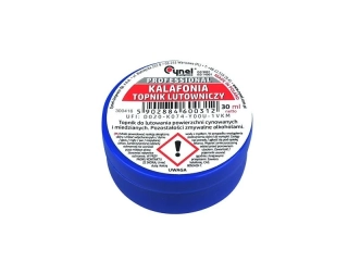 Kalafuna 30ml na pájení v plastové misce , uzavíratelná