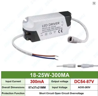 Zdroj-LED driver 18-24W, 230V/54-86V/300mA