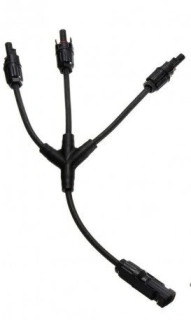 Rozbočení MC-4, 1x konektor, 3x zdířka, kabel 30cm