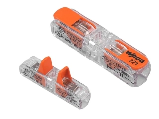 WAGO 221-2411 kabelová svorka Pro kabel o rozměru: 0.14-4 mm2